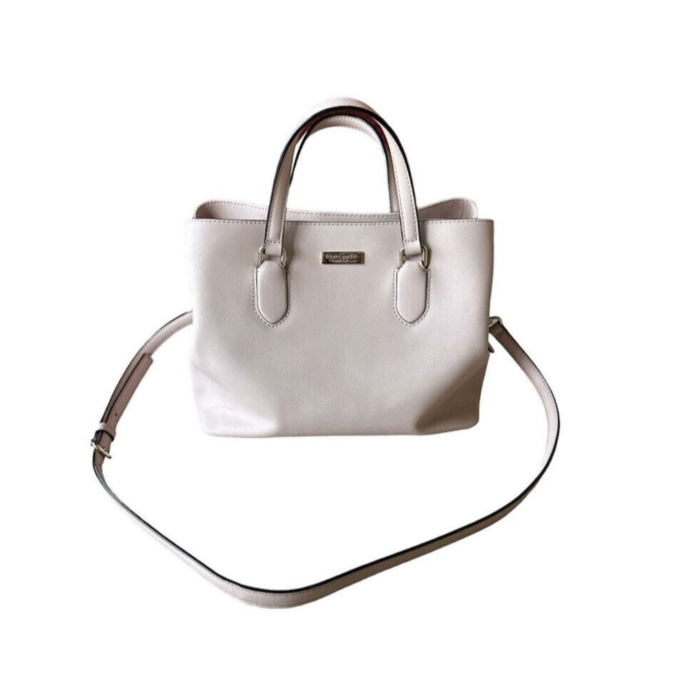 Kate Spade New York Laurel Way Evangelie Saffiano Leather Bag Satchel Pink